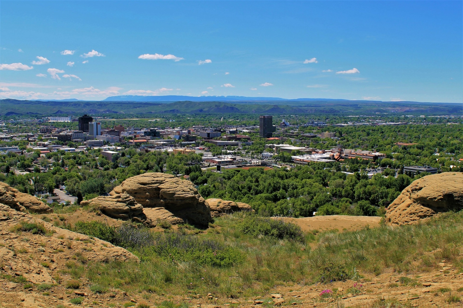 Billings view from the Rims