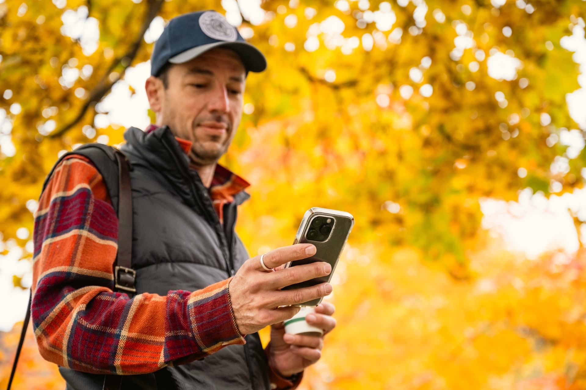 man on phone