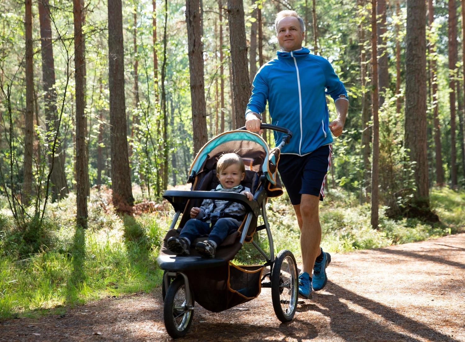 Jogging with stroller