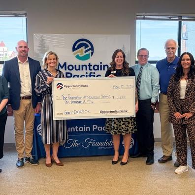 Mountain Pacific Check Presentation