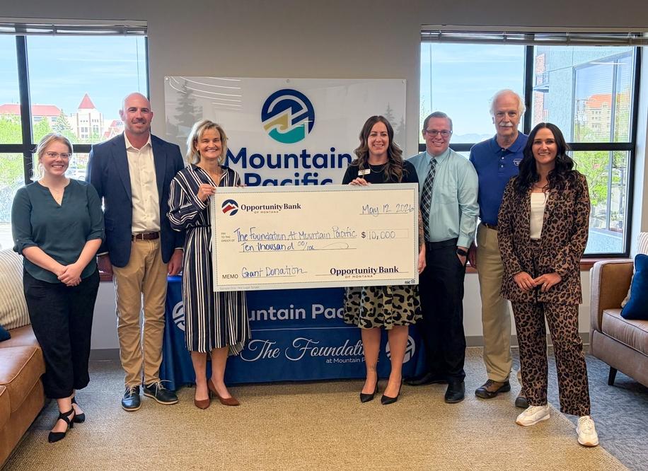 Mountain Pacific Check Presentation