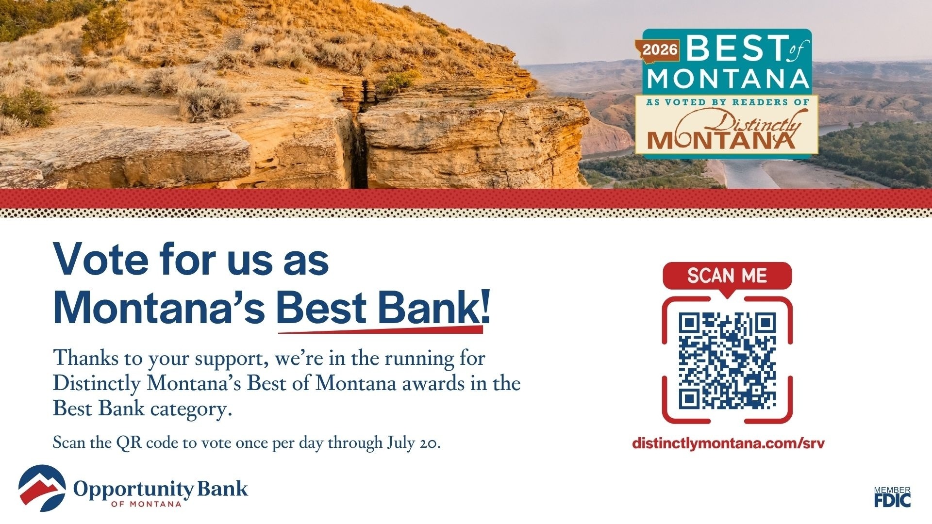 Vote Best Bank of Montana