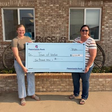 Town of Winifred Contribution