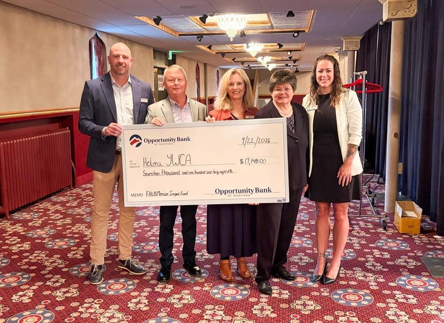 YWCA Helena Big Check